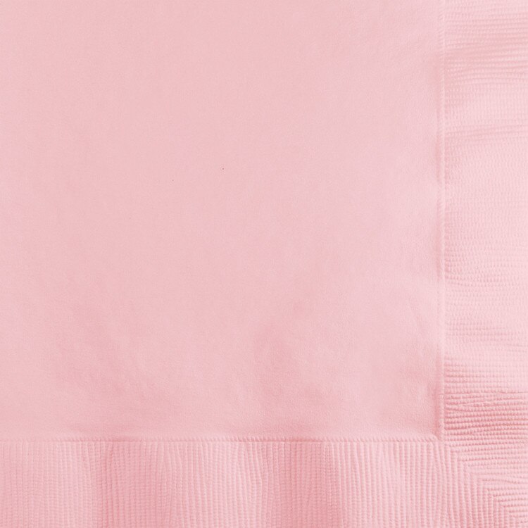 Solid Beverage Napkins classic pink